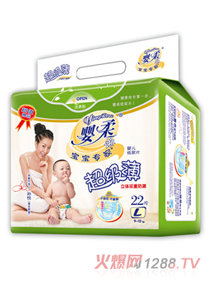 寶寶專(zhuān)家超級(jí)薄嬰兒紙尿片L碼22片