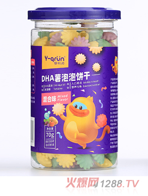 嬰祁潤(rùn)DHA薯泡泡餅干-混合味